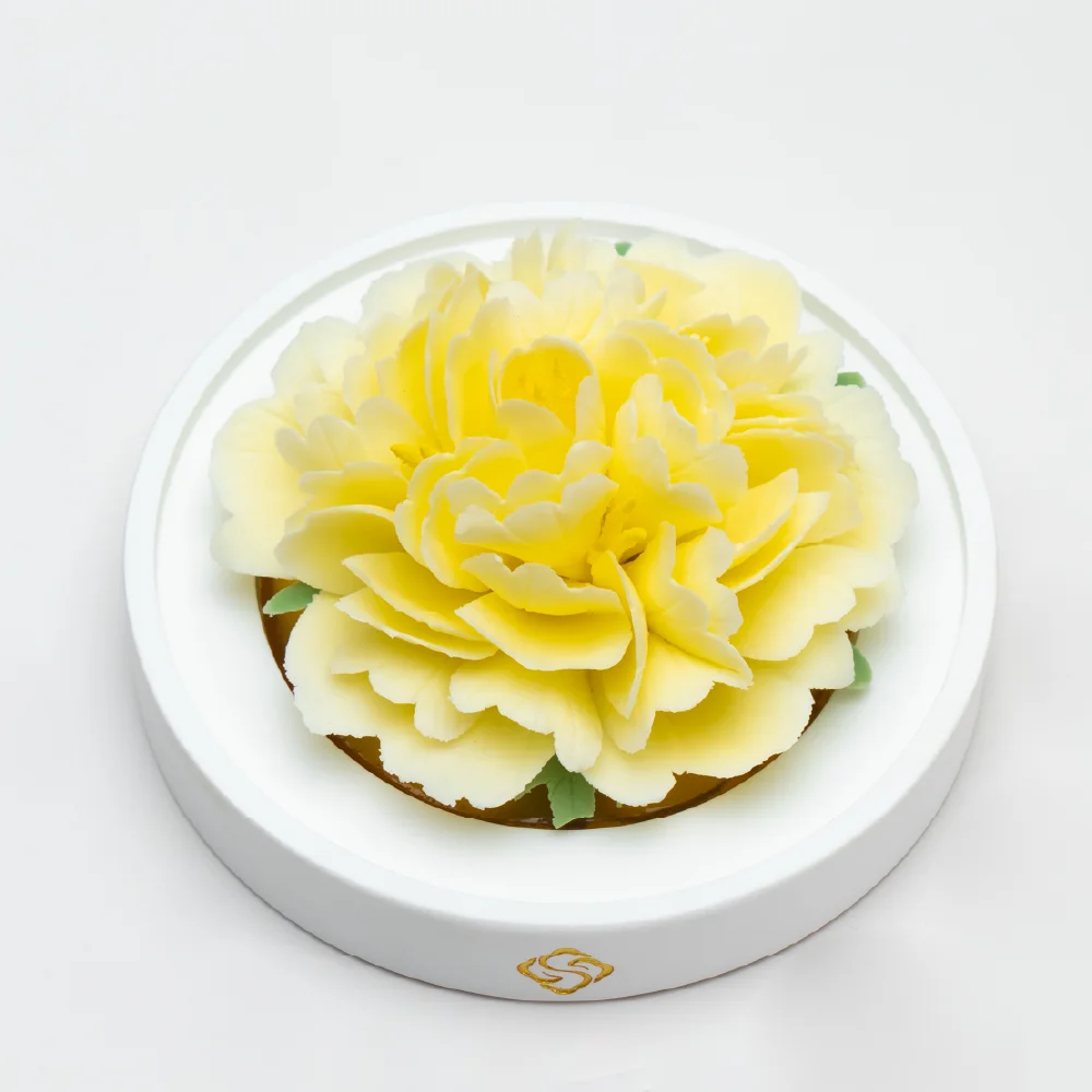 Intangible Cultural Heritage Hand-Pinched Yaohuang Peony Ceramic Flower - Image 2