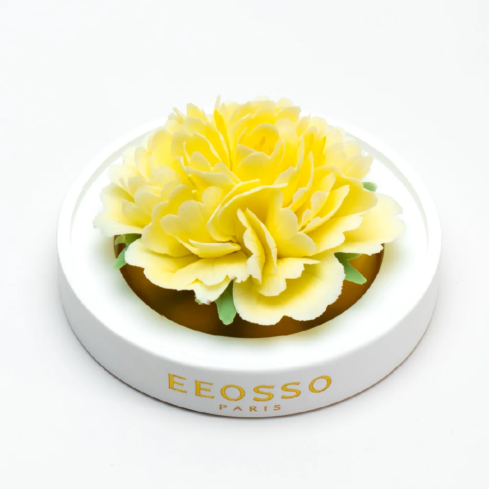 Intangible Cultural Heritage Hand-Pinched Yaohuang Peony Ceramic Flower - Image 3