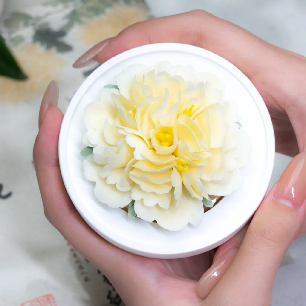 Intangible Cultural Heritage Hand-Pinched Yaohuang Peony Ceramic Flower - Image 7