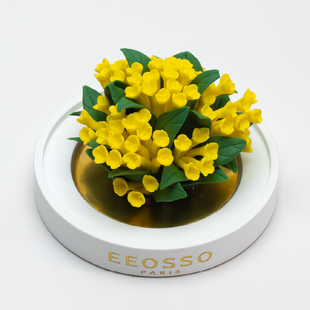 Intangible Cultural Heritage Hand-Pinched Osmanthus Ceramic Flowers - Image 3