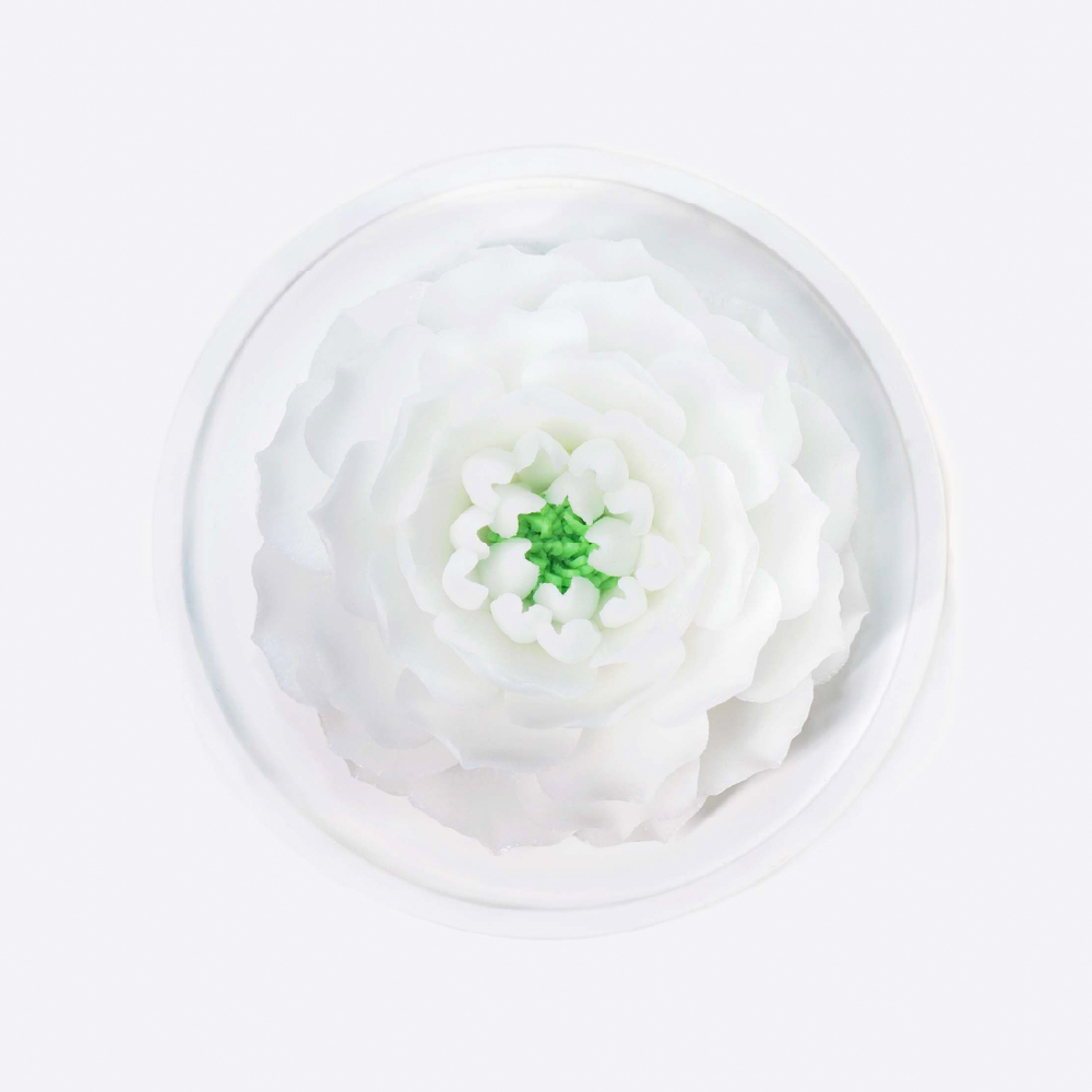 Intangible Cultural Heritage Hand-Kneaded White Jasmine Ceramic Flower