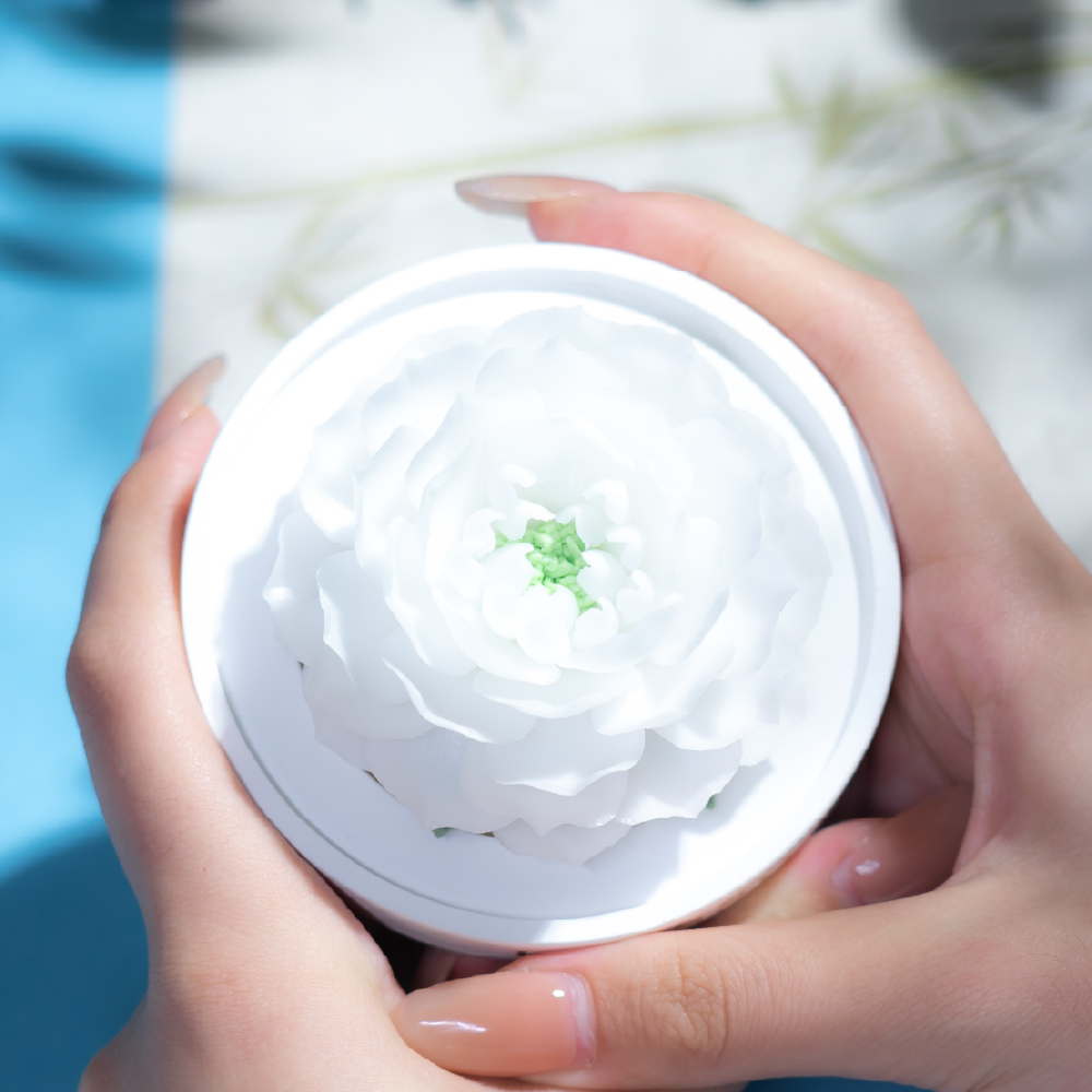 Intangible Cultural Heritage Hand-Kneaded White Jasmine Ceramic Flower - Image 6