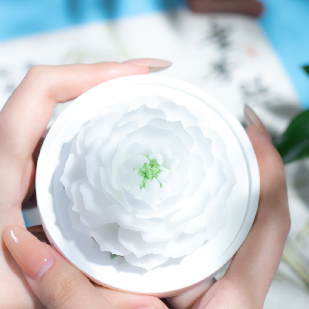 Intangible Cultural Heritage Hand-Kneaded White Jasmine Ceramic Flower - Image 7